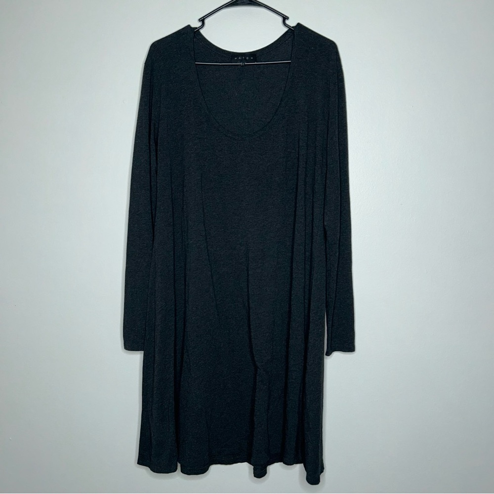 Hatch Charcoal Long Sleeve Top